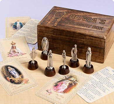 Personalized Hail Mary Box of Saints